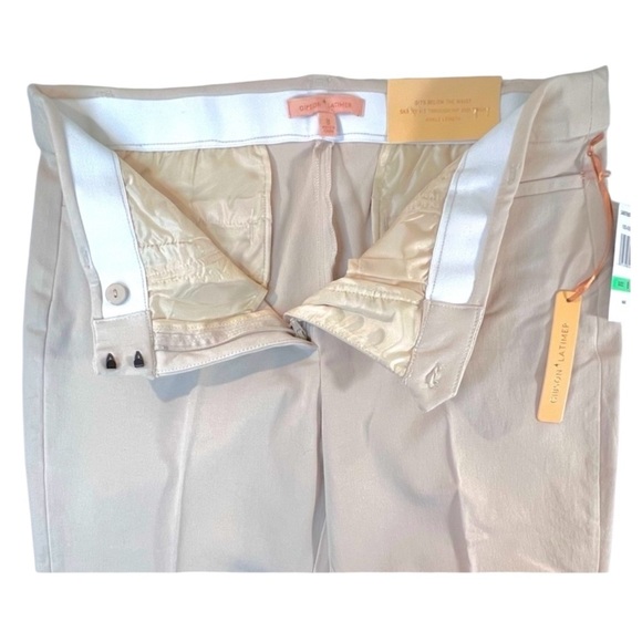 GIBSON LATIMER Women’s Pants, sits below waist, skinny fit, Khaki Color, Size 8 - Picture 11 of 12